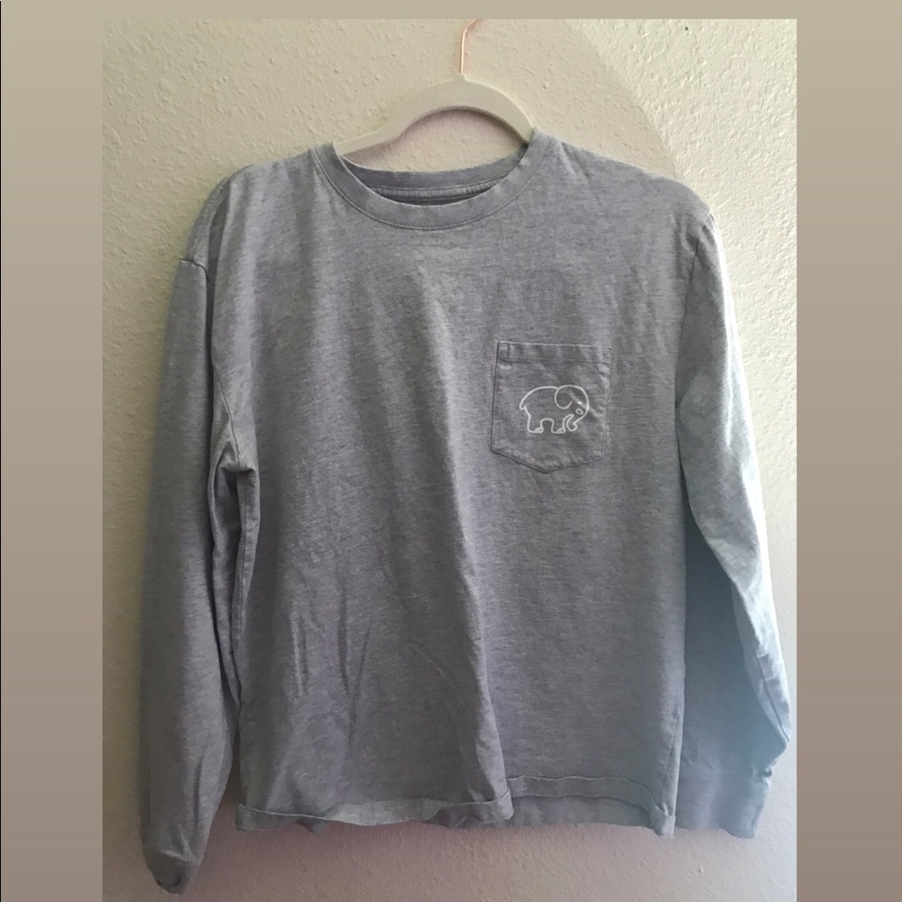 A Grey Ivory Ella Long Sleeve T-Shirt